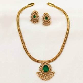 copper-green-stone-attikai-with-earrings