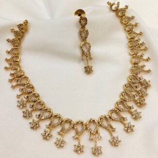 copper-white-stone-neck-star-design-with-earrings