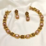 pink-stone-temple-design-neck-with-earrings