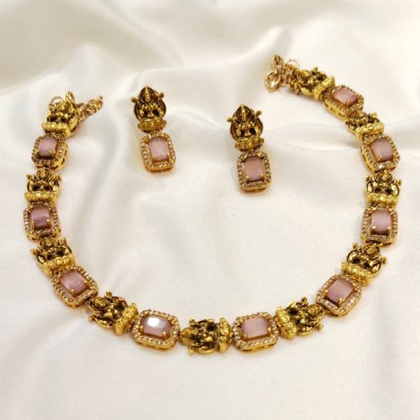 pink-stone-temple-design-neck-with-earrings