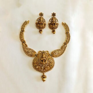 temple-design-neck-with-earrings-1